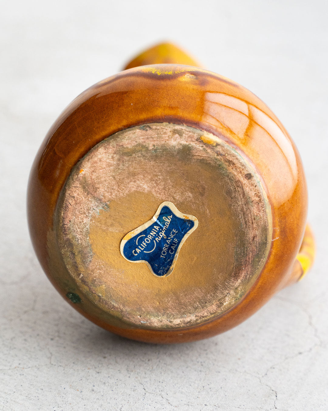 【VINTAGE】60-70s Pitcher Vase California Originals 『Made In USA』