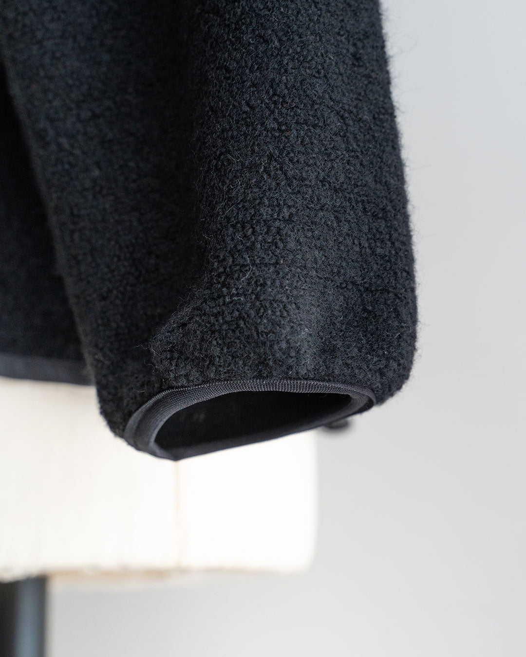 【A VONTADE】Wool Pile Zip Cardigan