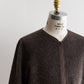 【A VONTADE】Wool Pile Zip Cardigan
