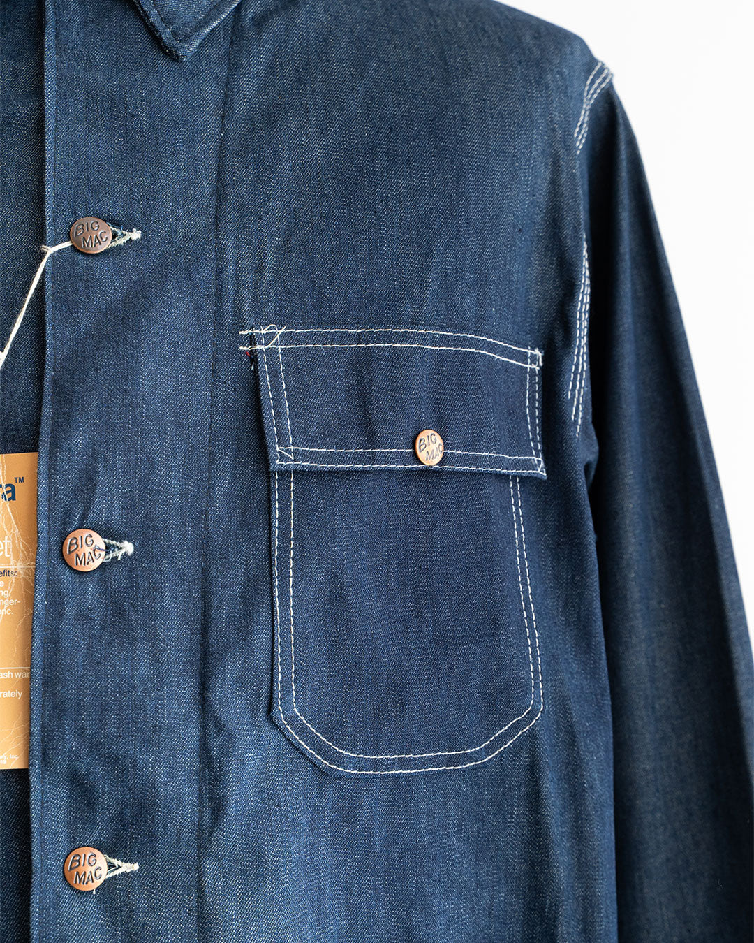 【DEADSTOCK】70s Big Mac Denim Coverall "Very Good Condition”