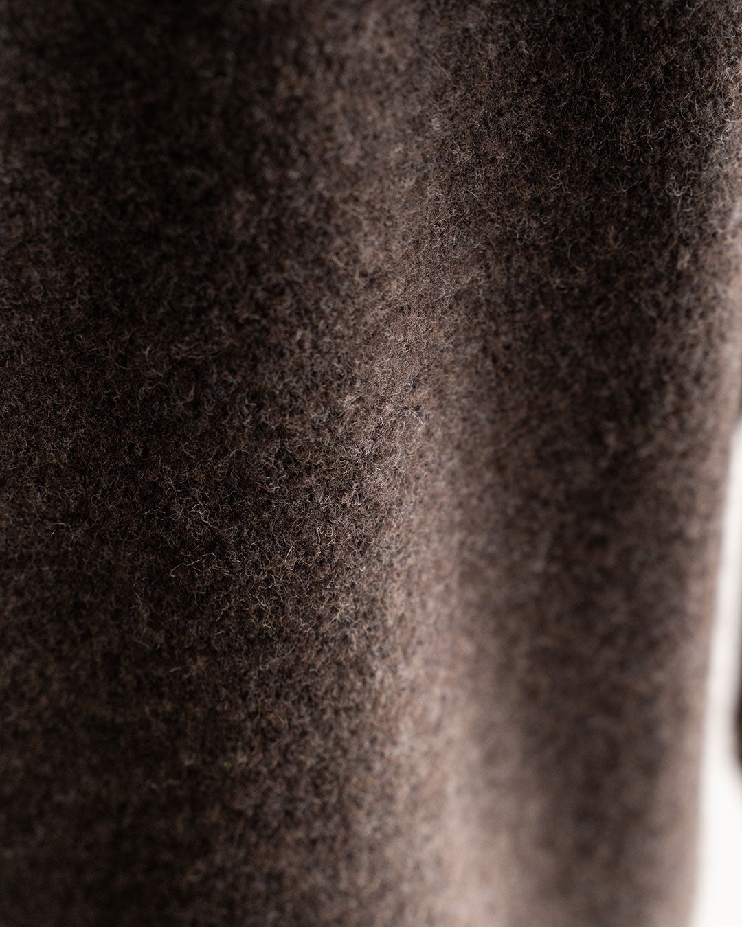 【A VONTADE】Wool Pile Zip Cardigan