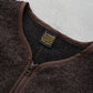 【A VONTADE】Wool Pile Zip Cardigan