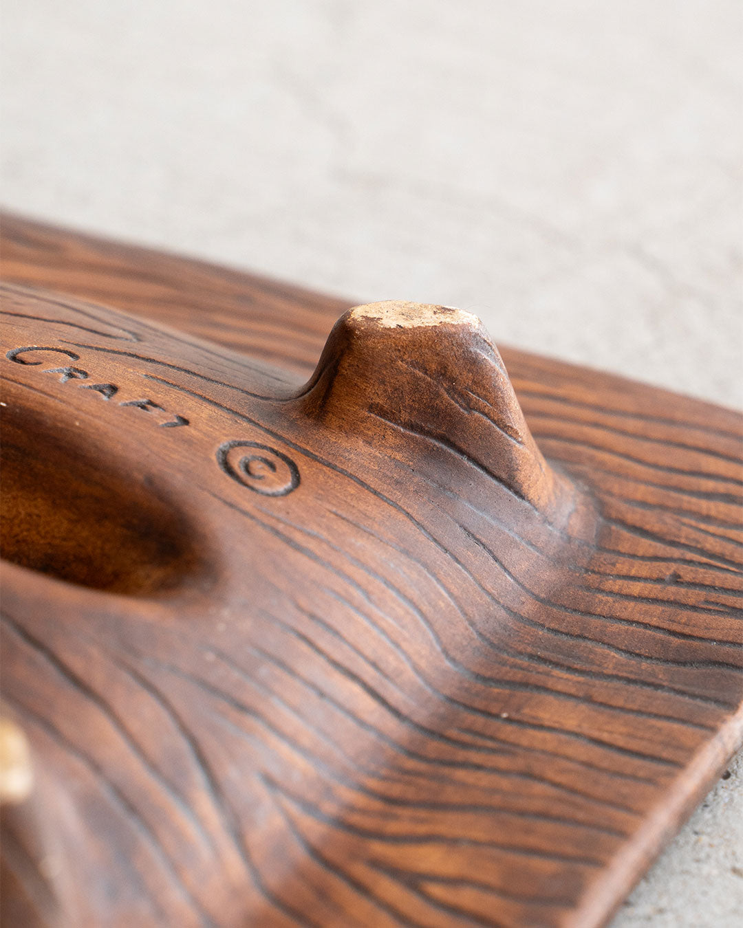 【VINTAGE】60-70s Mid Century Marble Ashtray 『Made In USA』