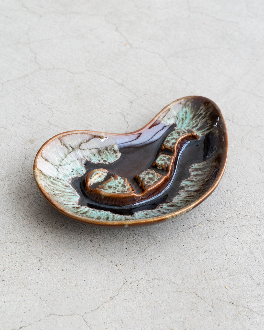 【VINTAGE】60s Mid Century Marble Ashtray