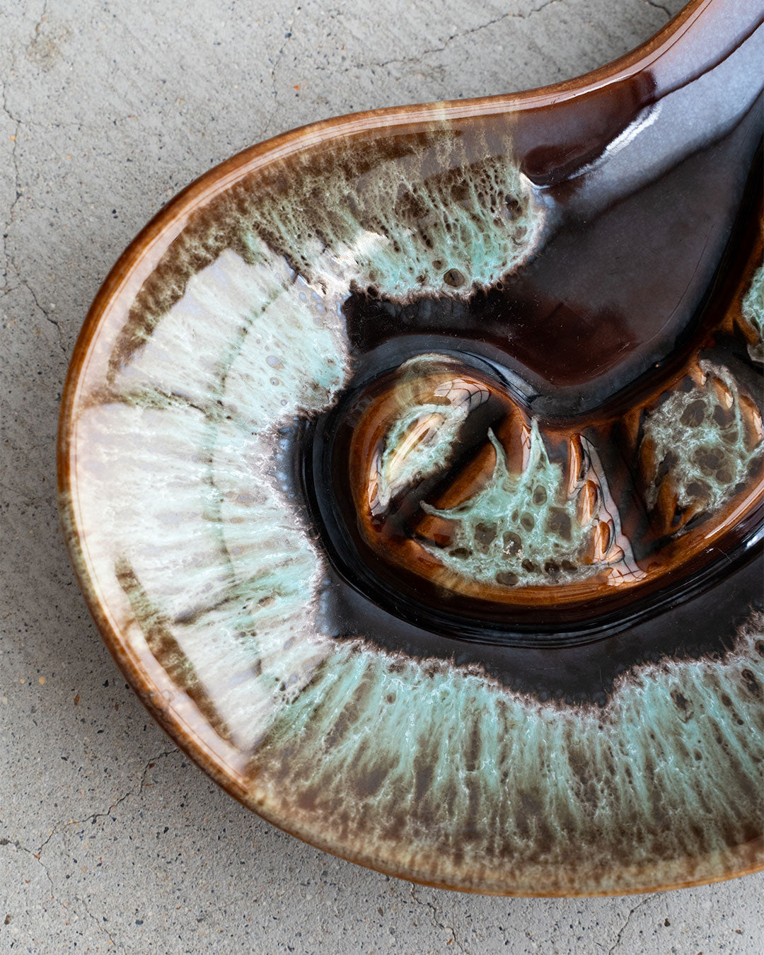 【VINTAGE】60s Mid Century Marble Ashtray
