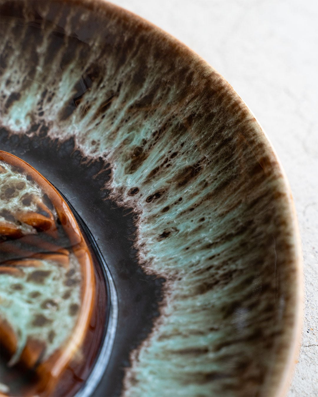 【VINTAGE】60s Mid Century Marble Ashtray