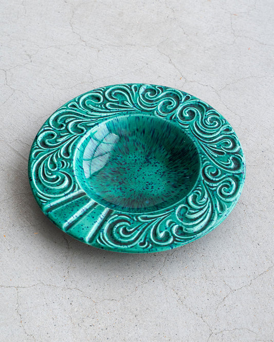 【VINTAGE】Mid Century Marble Ashtray 『J. LINDKE Studio Pottery』