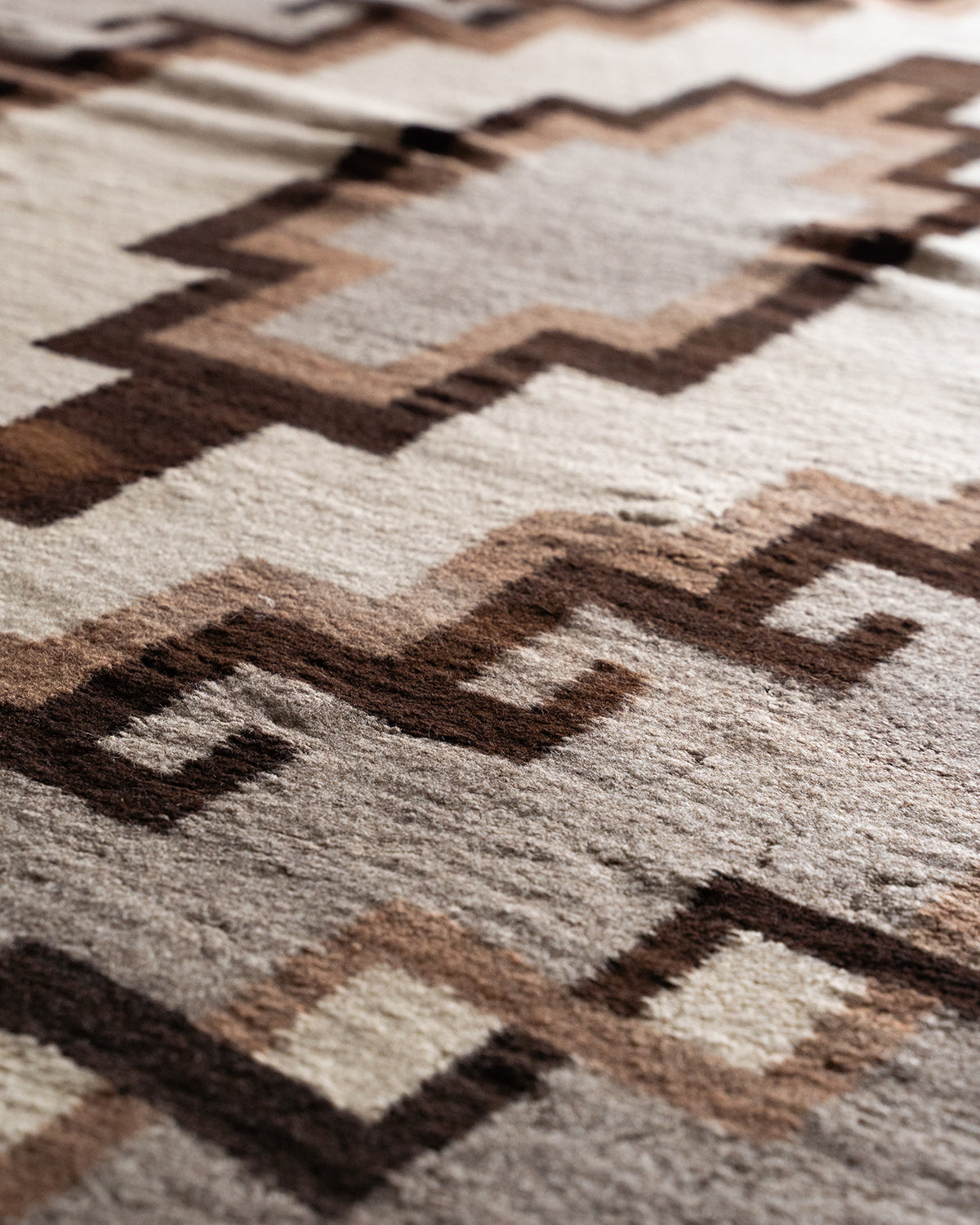 【VINTAGE】40-60s Navajo Rug "Good Condition & Design"
