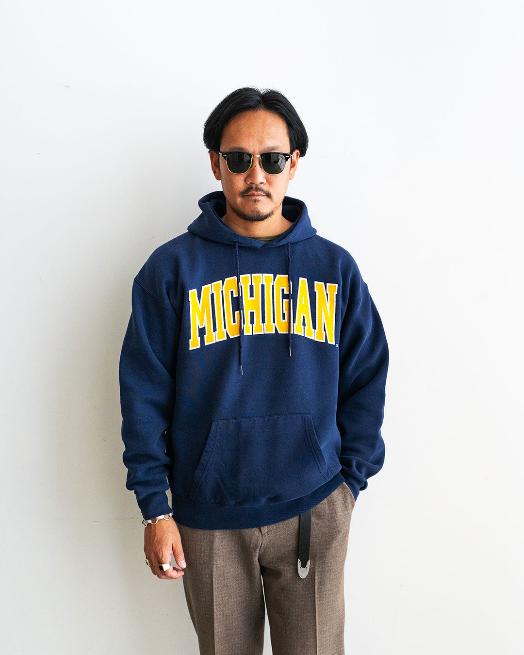 【VINTAGE】90s SANTEE SWEATS Sweat Hoodie 『MICHIGAN』 Made in U.S.A.