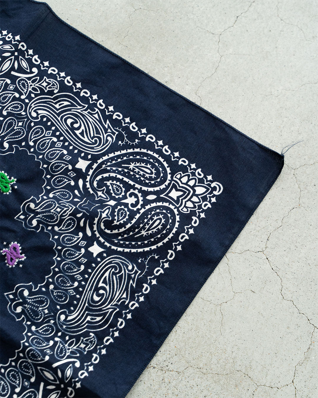 【Oaxaca】 Hand Embroidered Bandana 『made in USA』