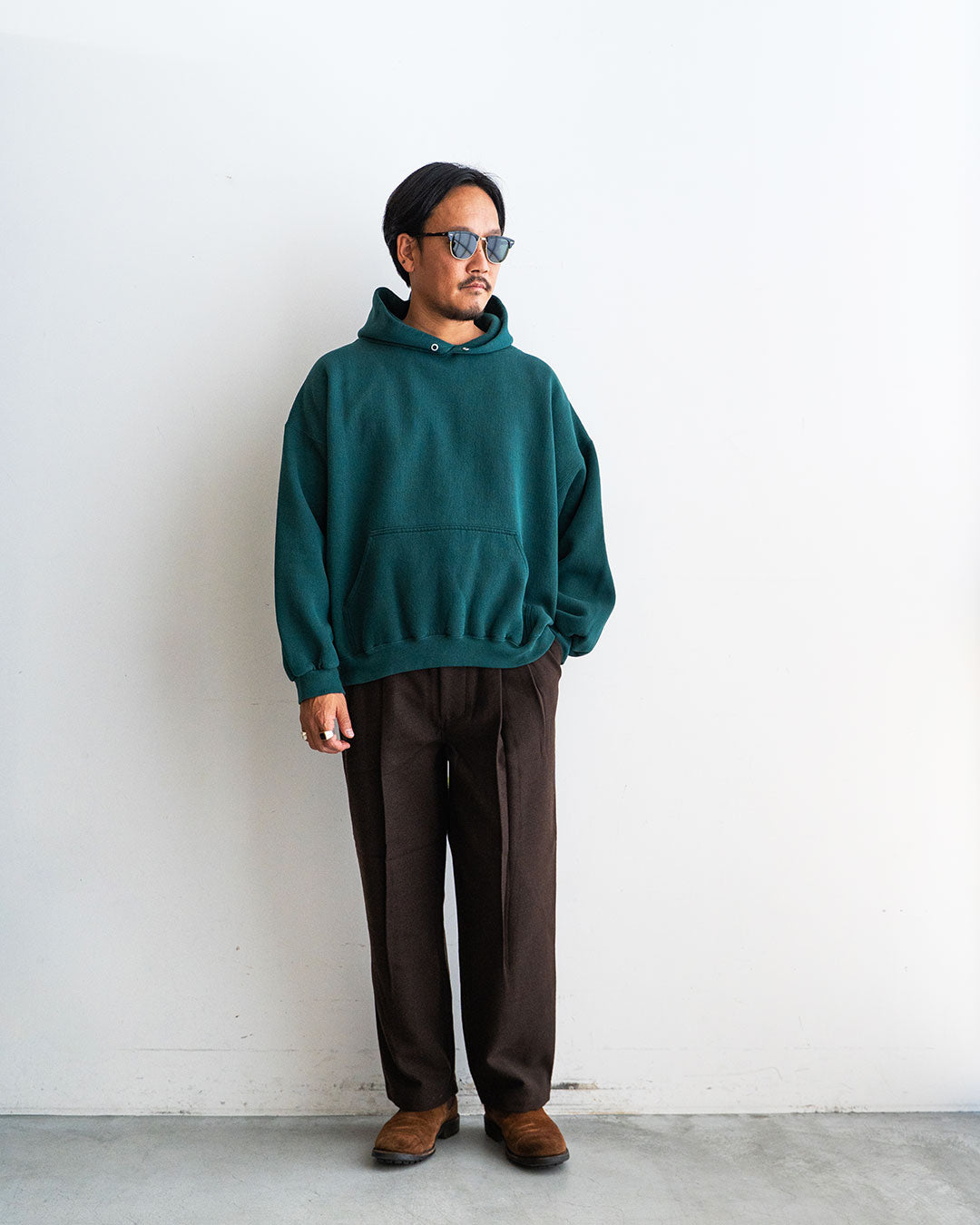 【VINTAGE】90s PRO SPIRIT Plain Sweat Hoodie 『Big Size 2XL』 Made in U.S.A.