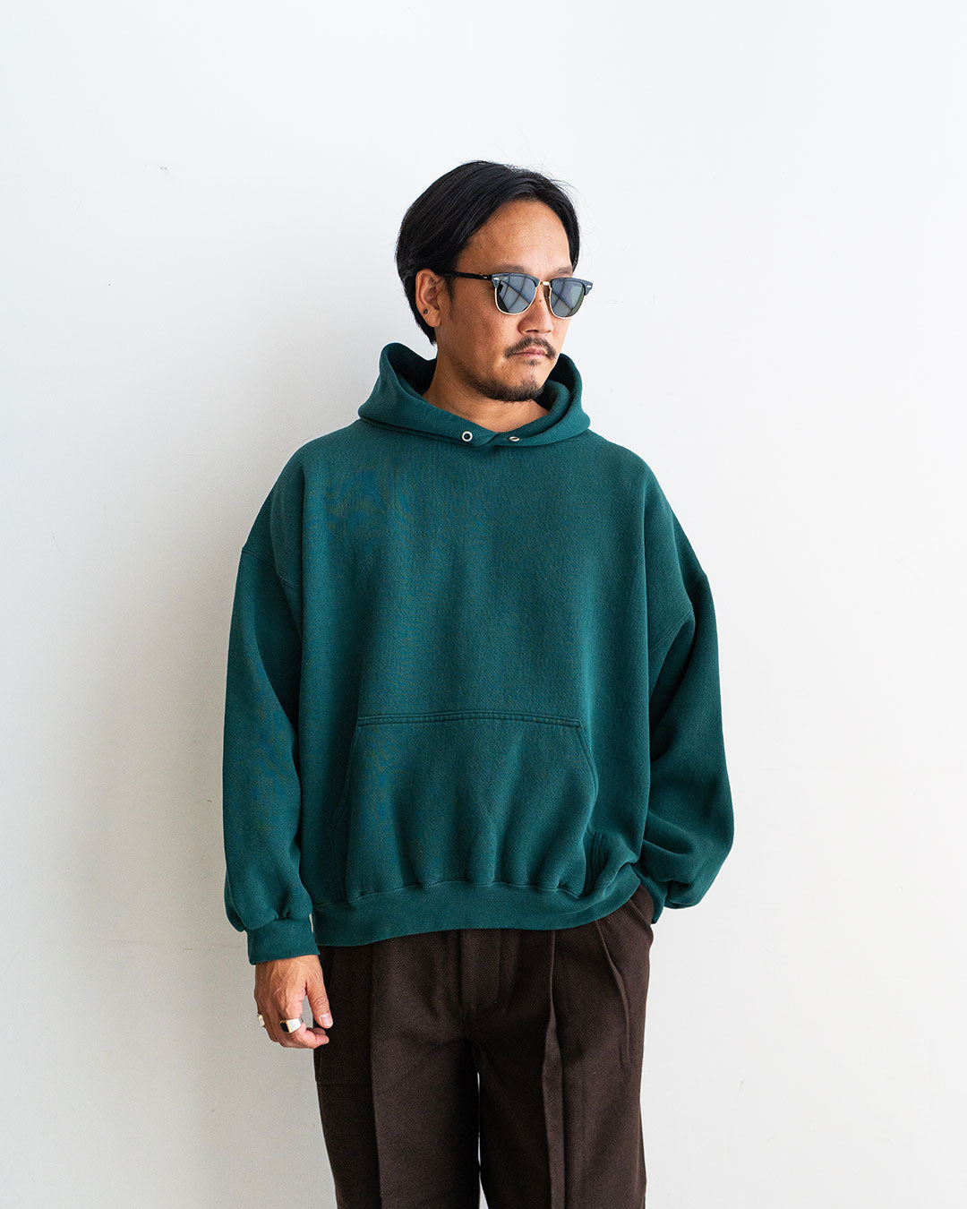 【VINTAGE】90s PRO SPIRIT Plain Sweat Hoodie 『Big Size 2XL』 Made in U.S.A.