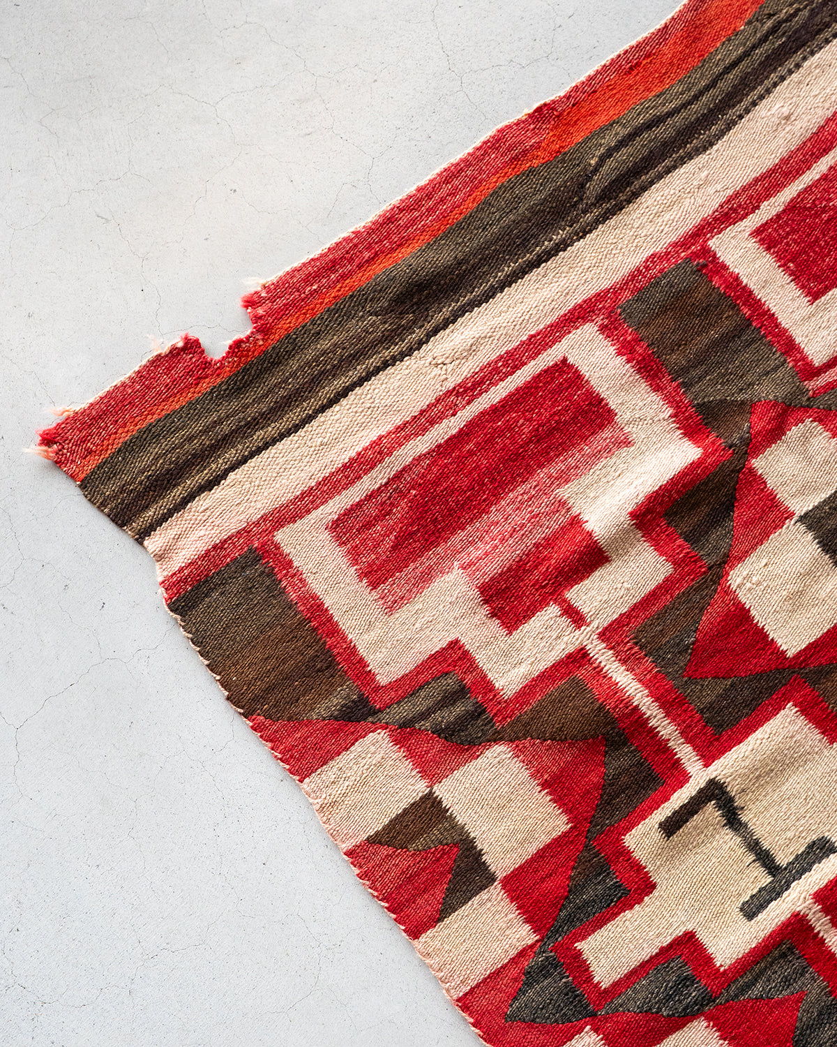 【VINTAGE】40-60s Navajo Rug "Big Size & Good Design"