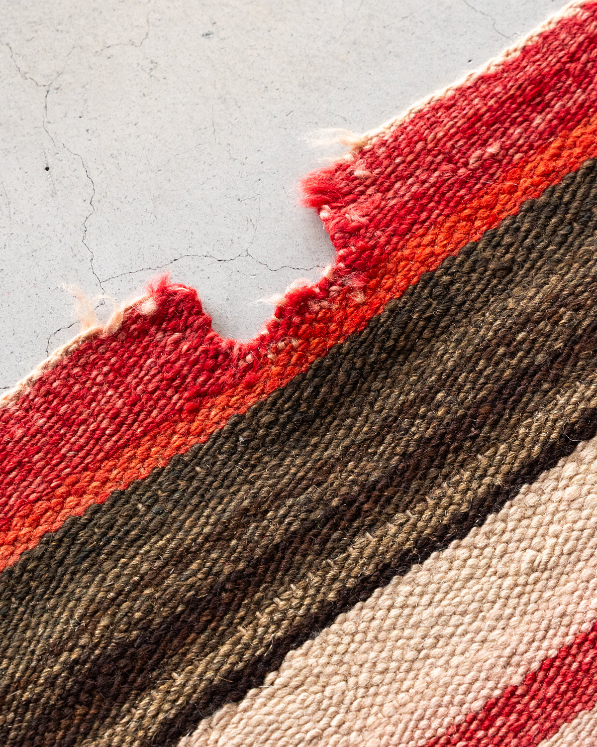 【VINTAGE】40-60s Navajo Rug "Big Size & Good Design"