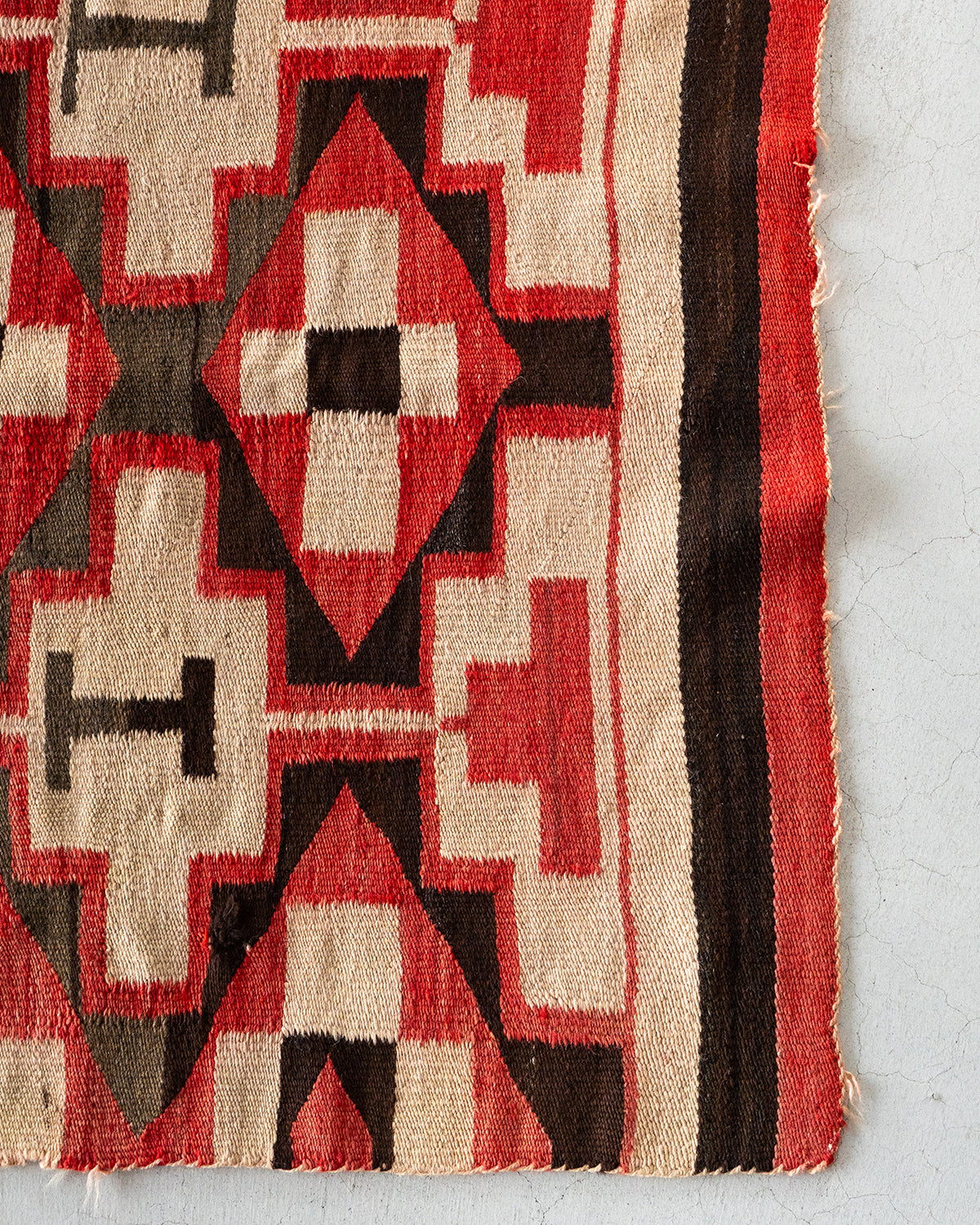 【VINTAGE】40-60s Navajo Rug "Big Size & Good Design"