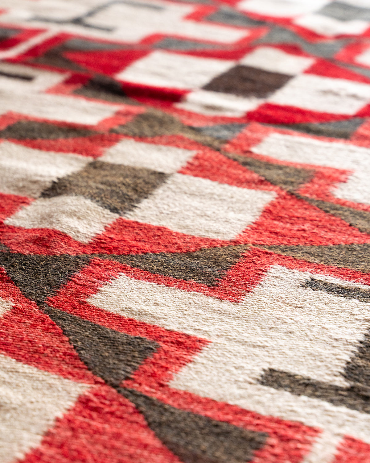 【VINTAGE】40-60s Navajo Rug "Big Size & Good Design"
