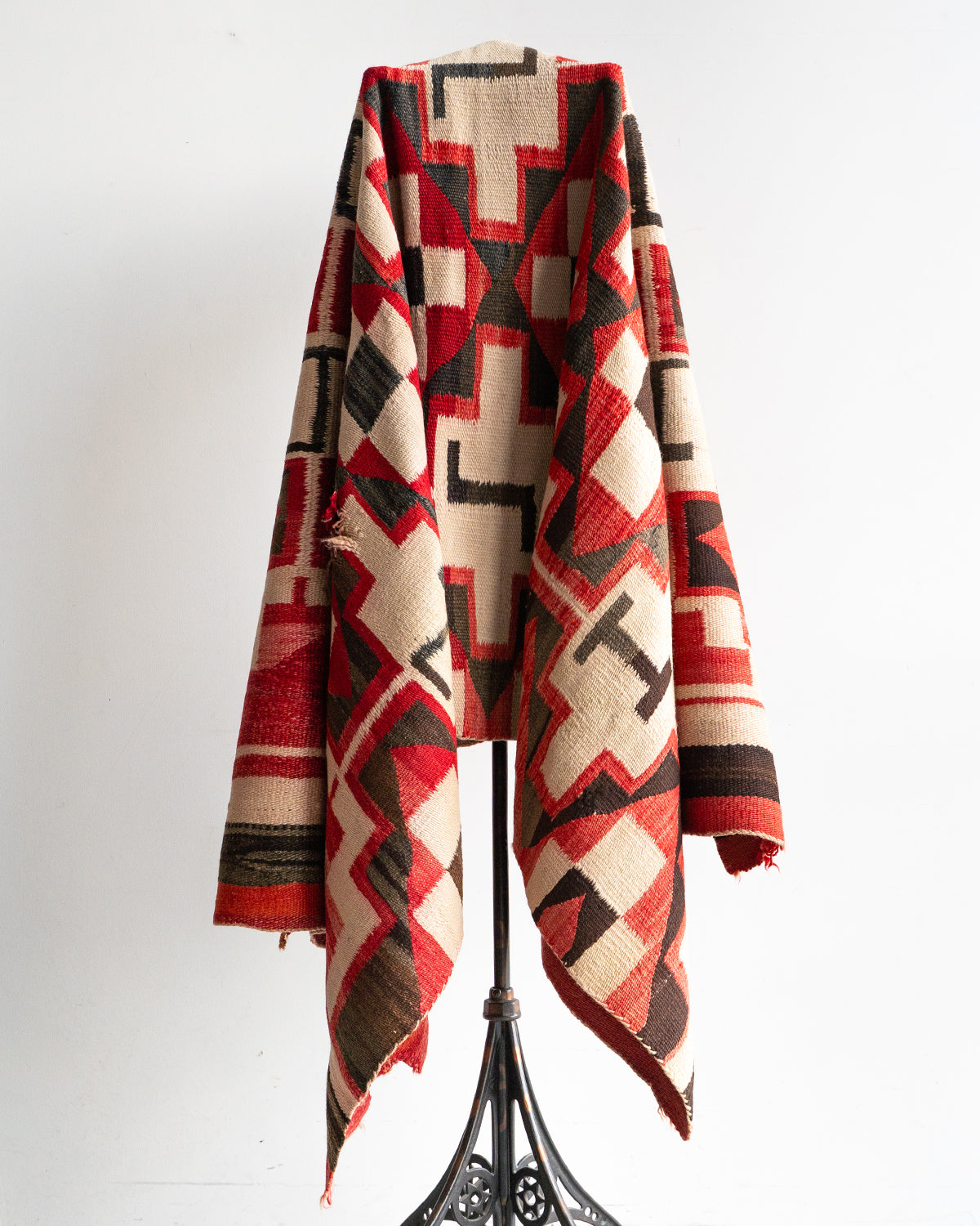 【VINTAGE】40-60s Navajo Rug "Big Size & Good Design"