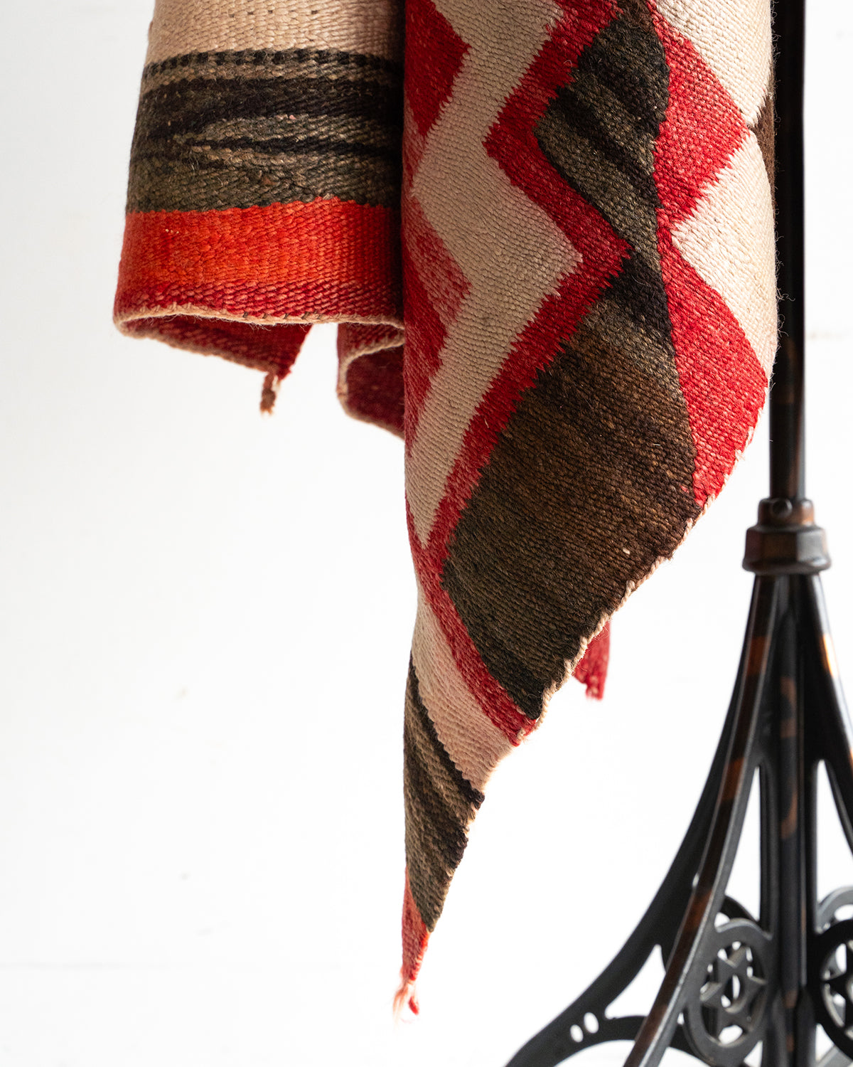 【VINTAGE】40-60s Navajo Rug "Big Size & Good Design"