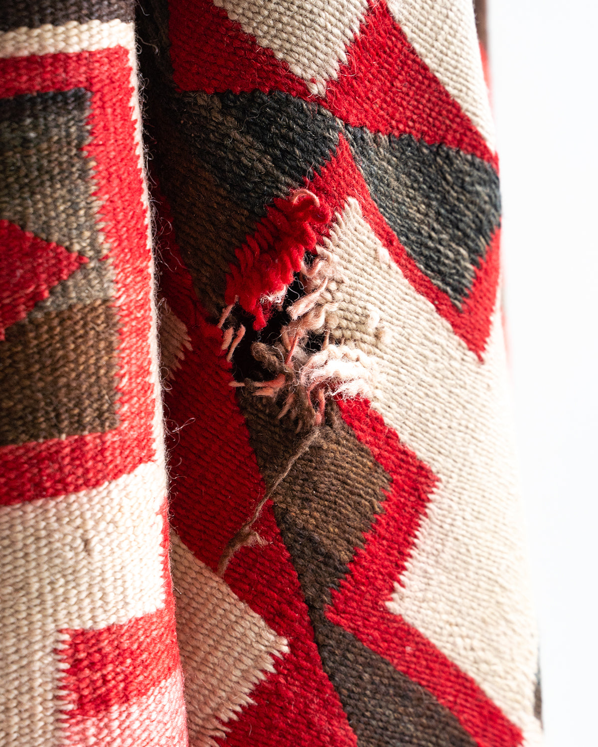 【VINTAGE】40-60s Navajo Rug "Big Size & Good Design"