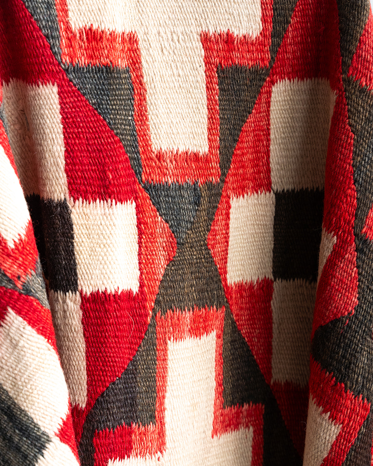 【VINTAGE】40-60s Navajo Rug "Big Size & Good Design"