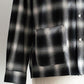 【A VONTADE】 Ombre Check Open Collar Shirts