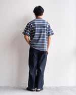 モデル 身長175cm 体重69kg / 着用サイズ L / カラー C/GREY BORDER