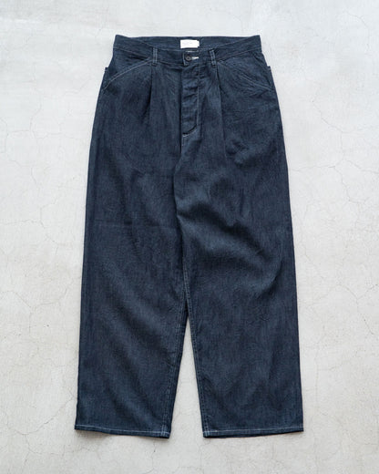 【STILL BY HAND】5.5oz 1tuck Painter Denim Trousers