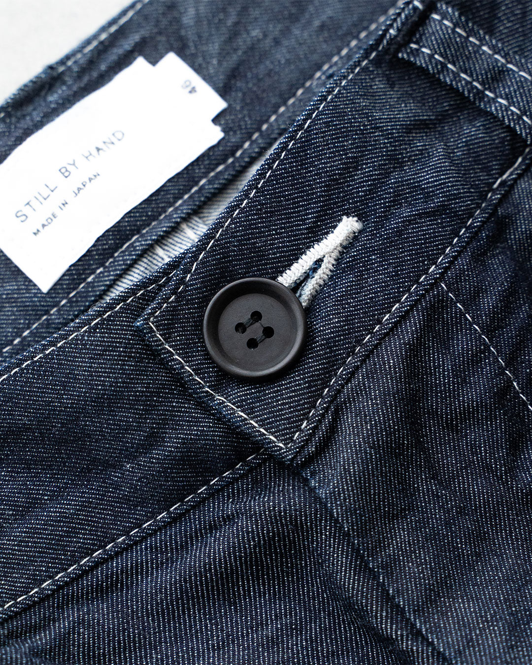 【STILL BY HAND】5.5oz 1tuck Painter Denim Trousers