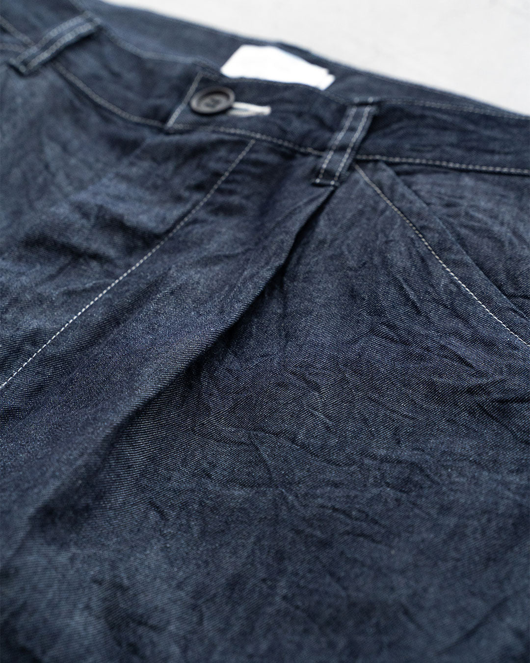 【STILL BY HAND】5.5oz 1tuck Painter Denim Trousers
