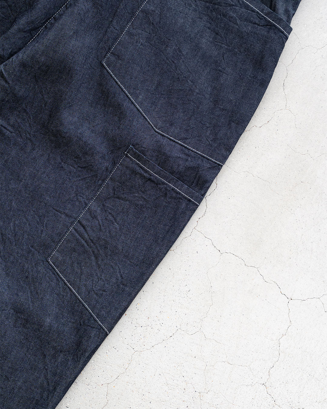 【STILL BY HAND】5.5oz 1tuck Painter Denim Trousers