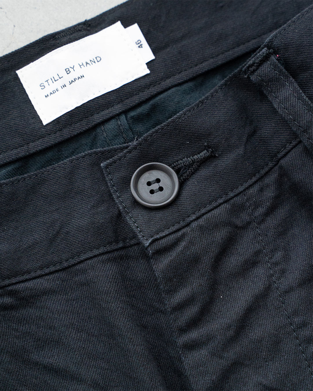 【STILL BY HAND】5.5oz 1tuck Painter Denim Trousers