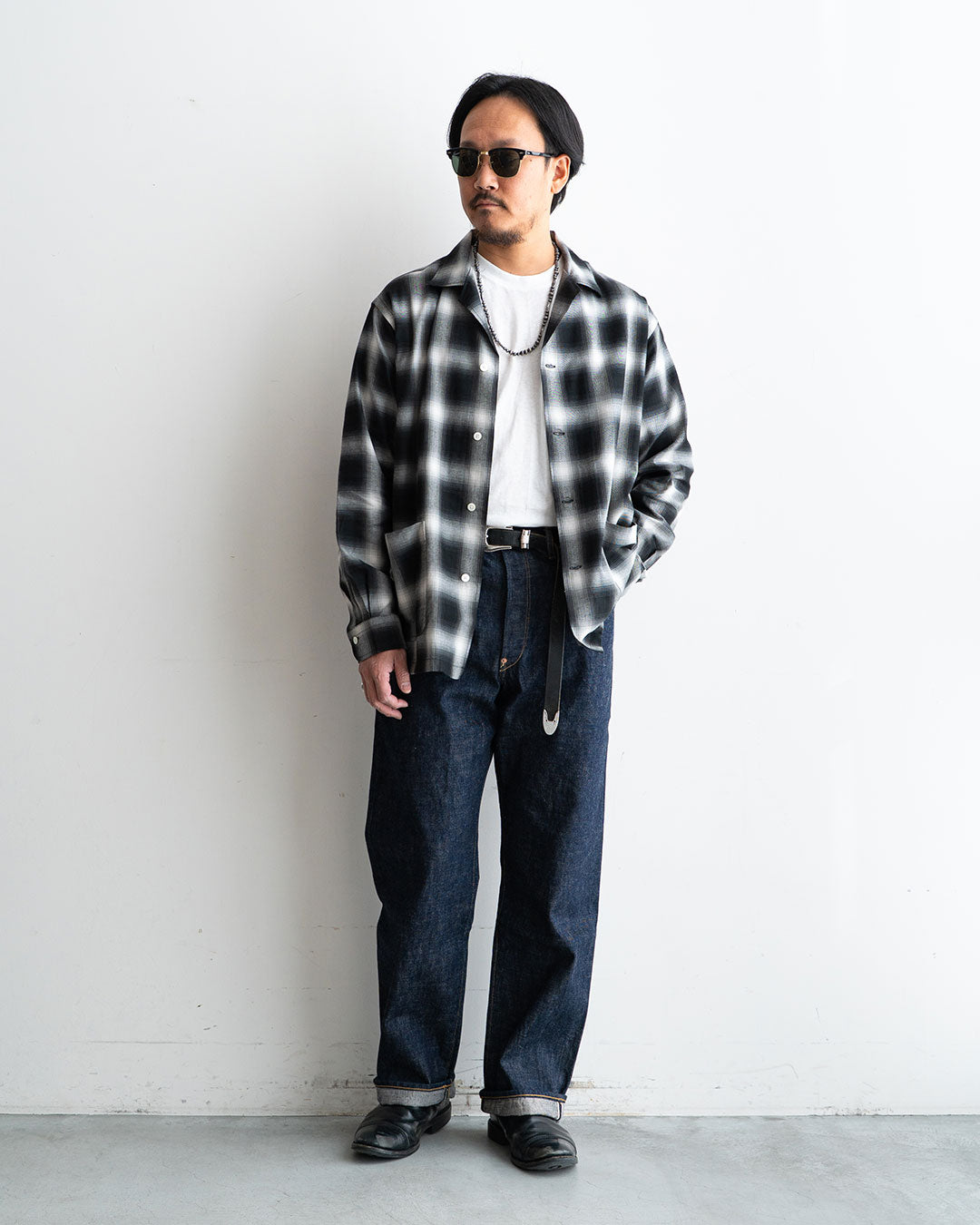 着用モデル 身長175cm　体重69kg サイズ着用 M