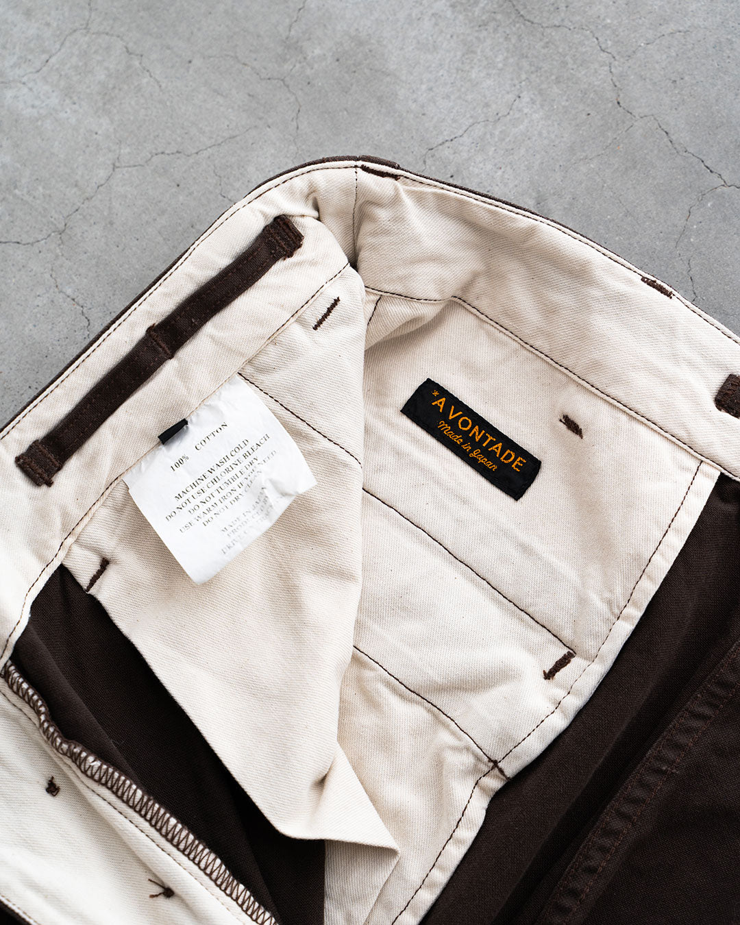 【A VONTADE】M-43 Field Trousers『Fade Brown Duck』『FORT EXCLUSIVE』