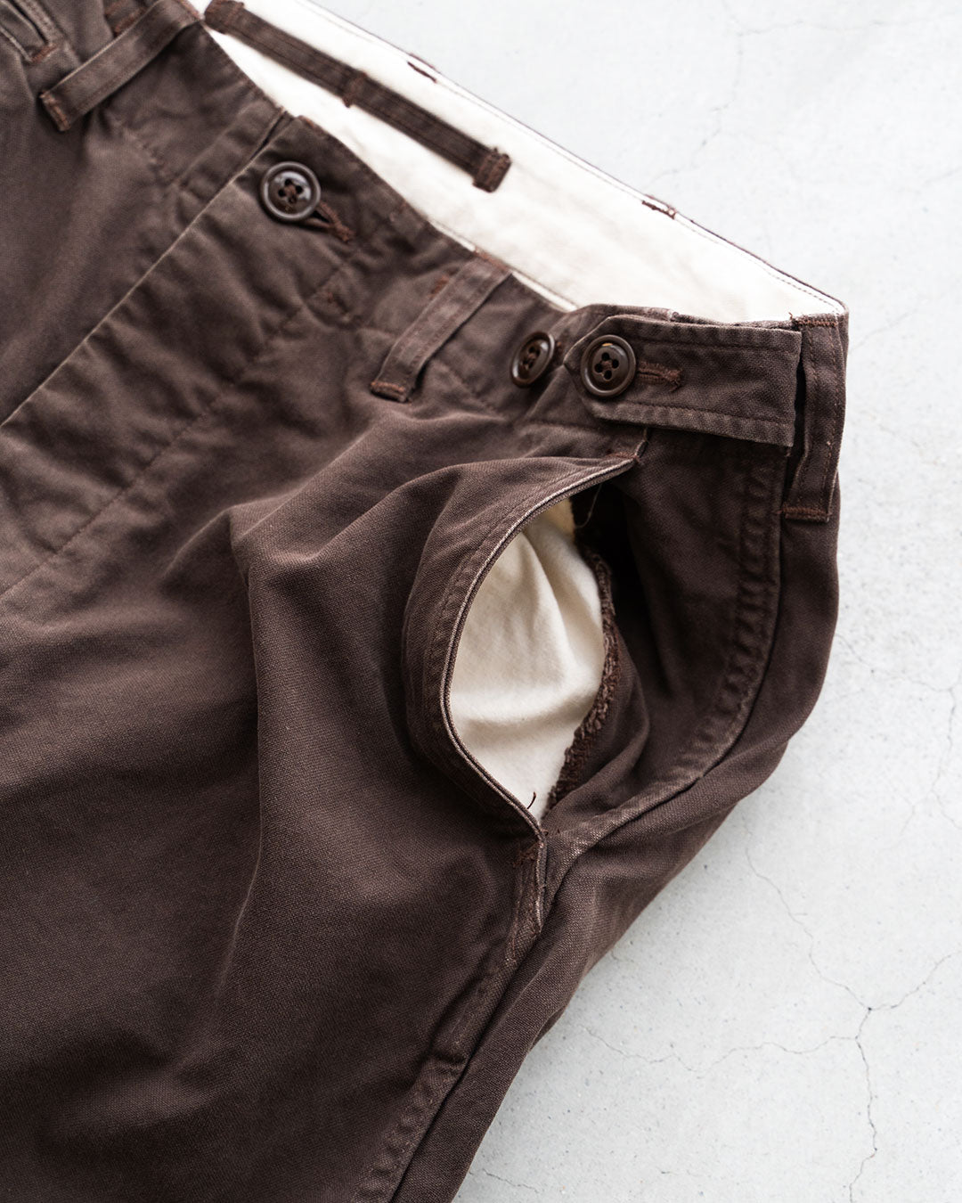 【A VONTADE】M-43 Field Trousers『Fade Brown Duck』『FORT EXCLUSIVE』