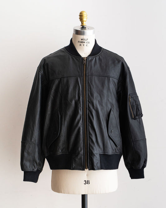 【YOUSED】Leather Bomber Jacket "Euro Leather"