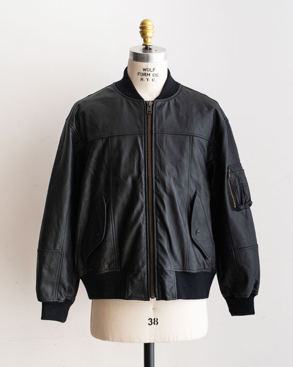 【YOUSED】Leather Bomber Jacket 『Euro Leather』