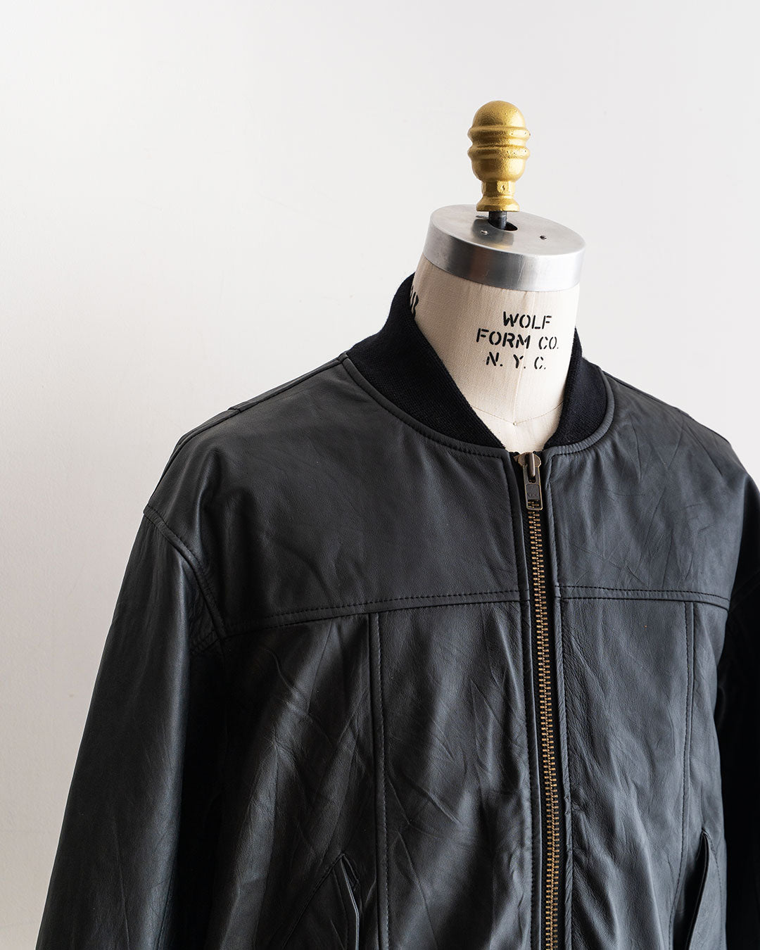 【YOUSED】Leather Bomber Jacket "Euro Leather"
