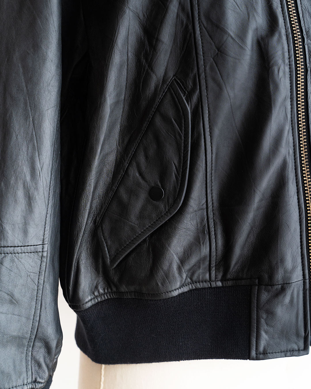 【YOUSED】Leather Bomber Jacket "Euro Leather"