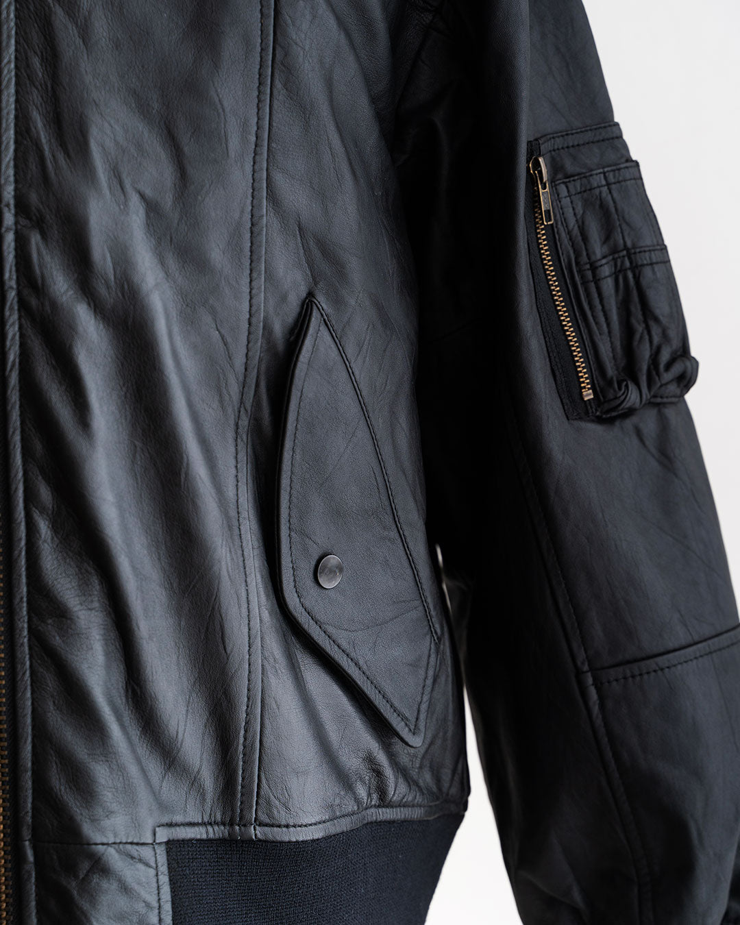 【YOUSED】Leather Bomber Jacket "Euro Leather"