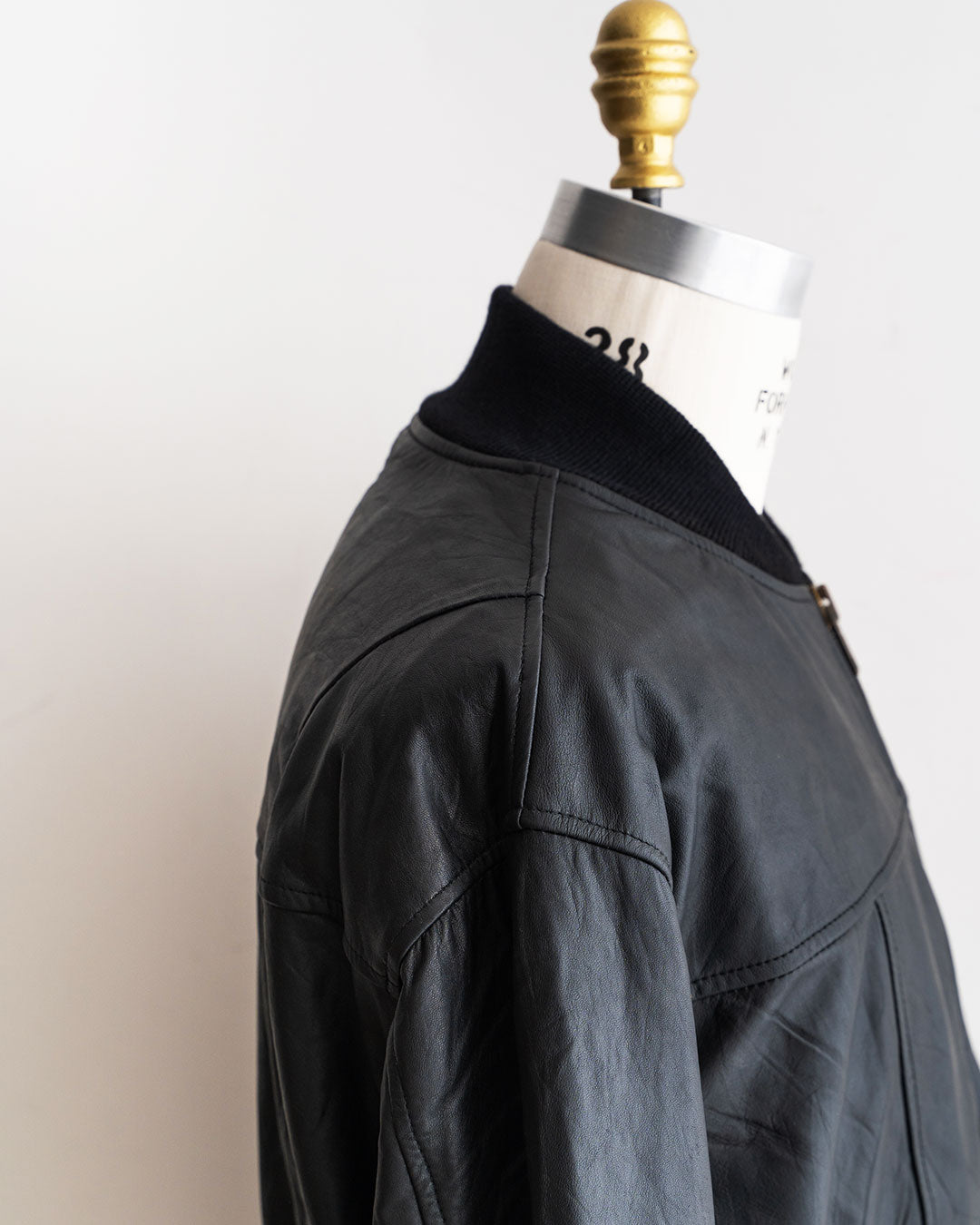 【YOUSED】Leather Bomber Jacket "Euro Leather"