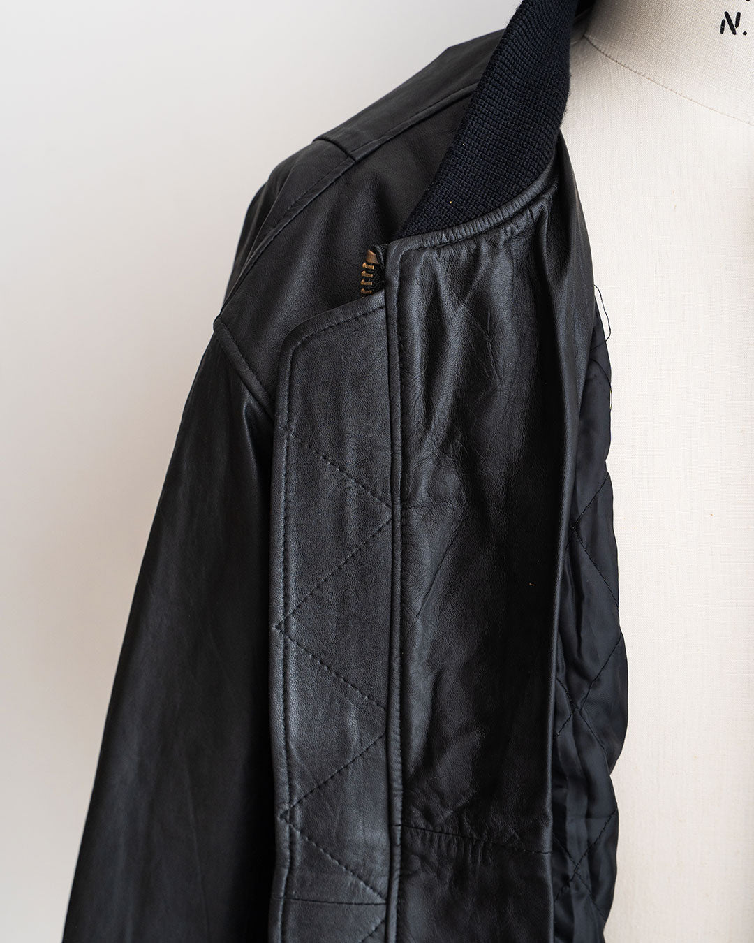 【YOUSED】Leather Bomber Jacket "Euro Leather"