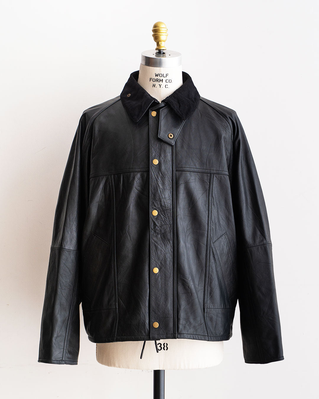 【YOUSED】Leather Drivers Jacket "Euro Leather"