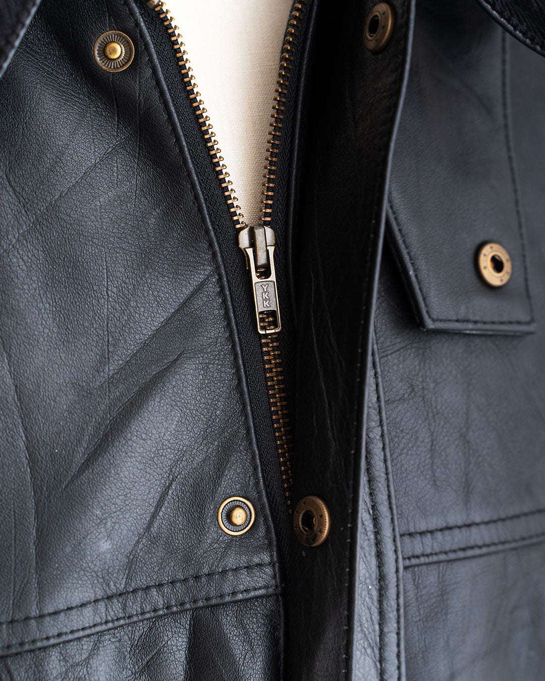 【YOUSED】Leather Drivers Jacket "Euro Leather"
