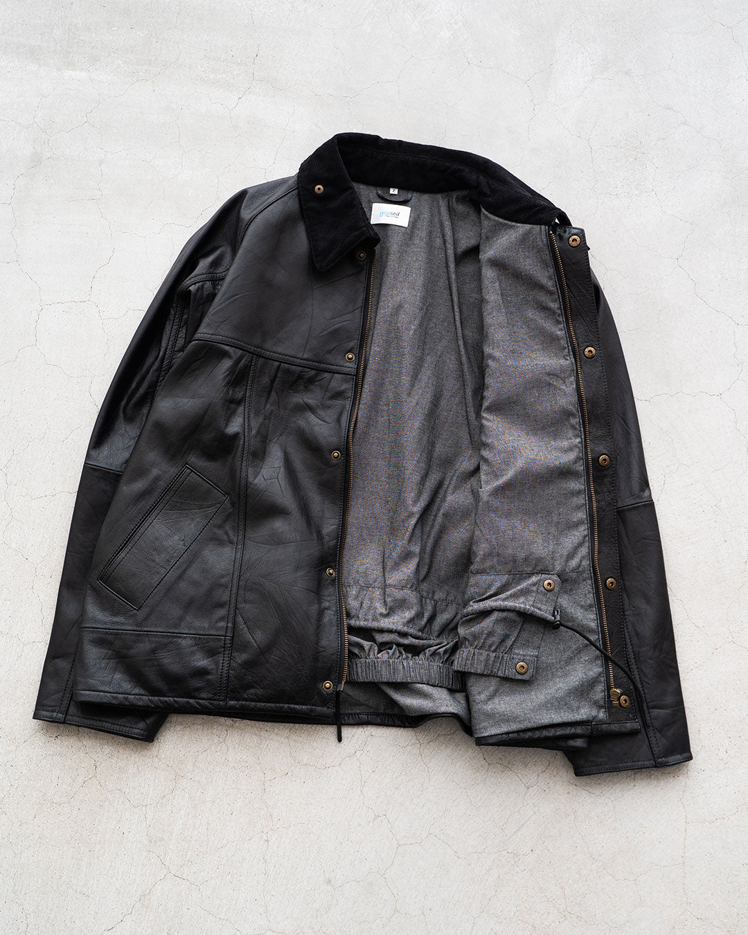 【YOUSED】Leather Drivers Jacket "Euro Leather"