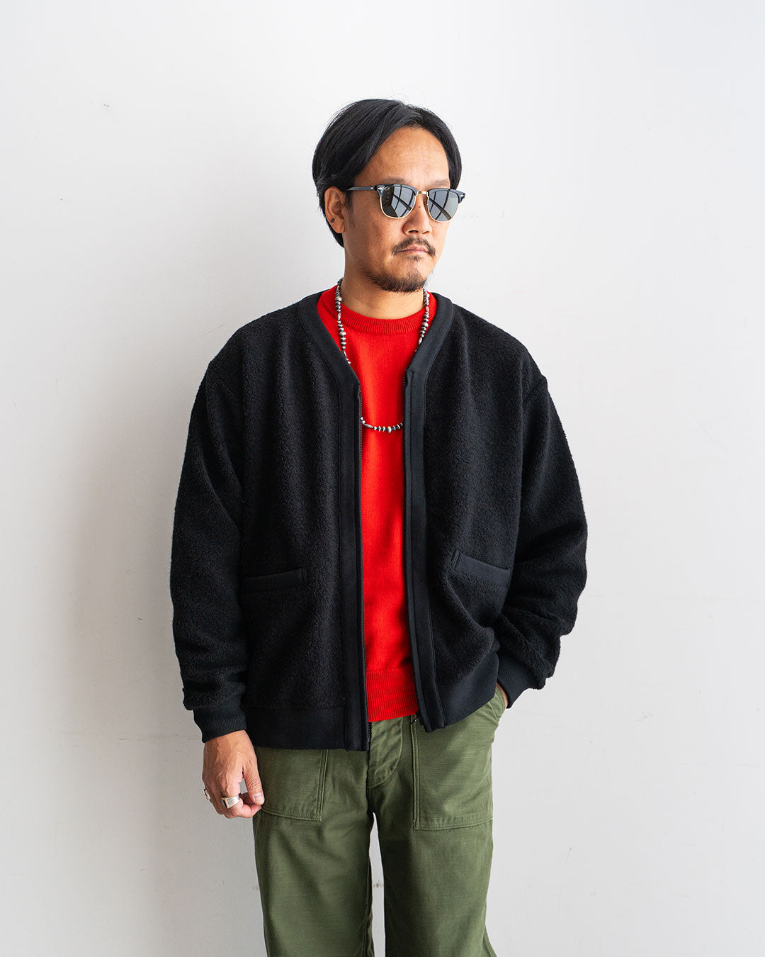 着用モデル 身長175cm 体重69kg / 着用サイズ M