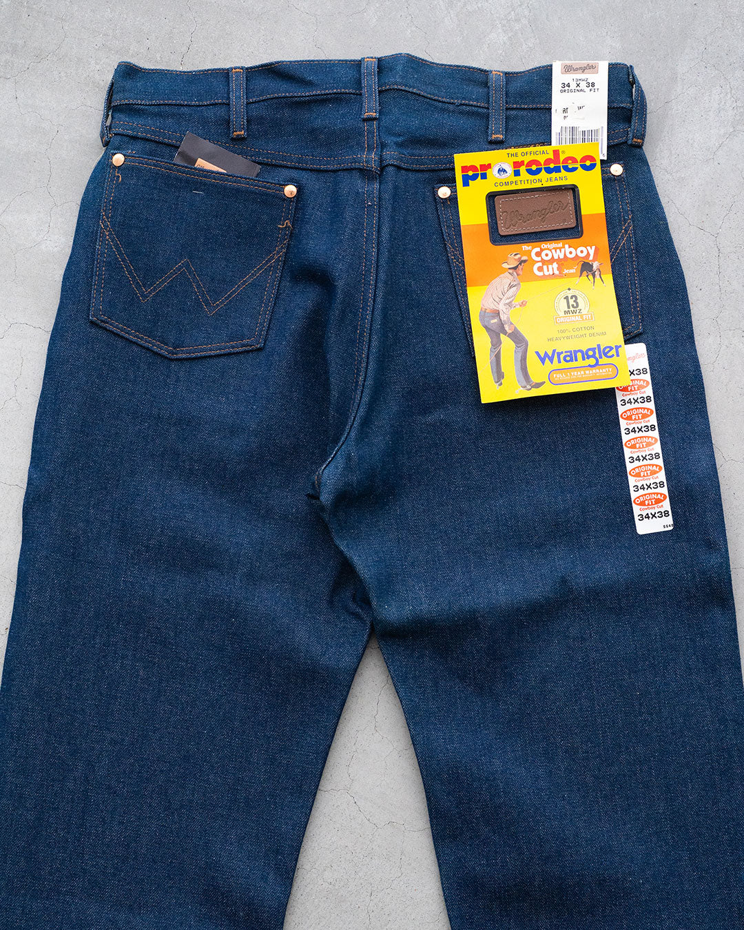 【DEADSTOCK】90s Wrangler 13MWZ Denim Pants "Made In USA"