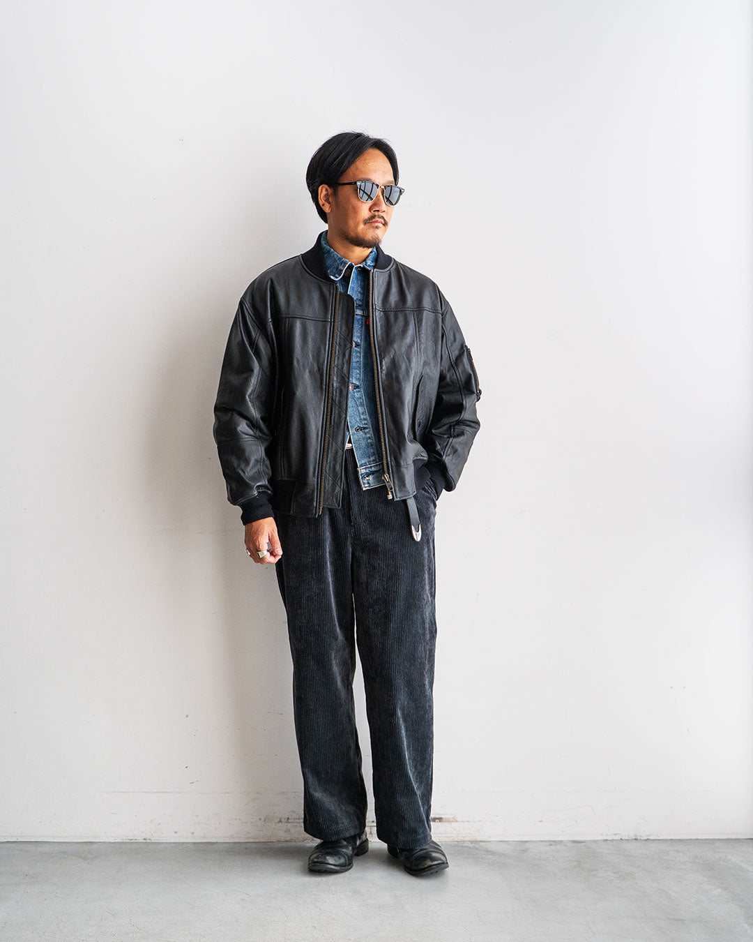 着用モデル 身長175cm 体重69kg / 着用サイズ 1