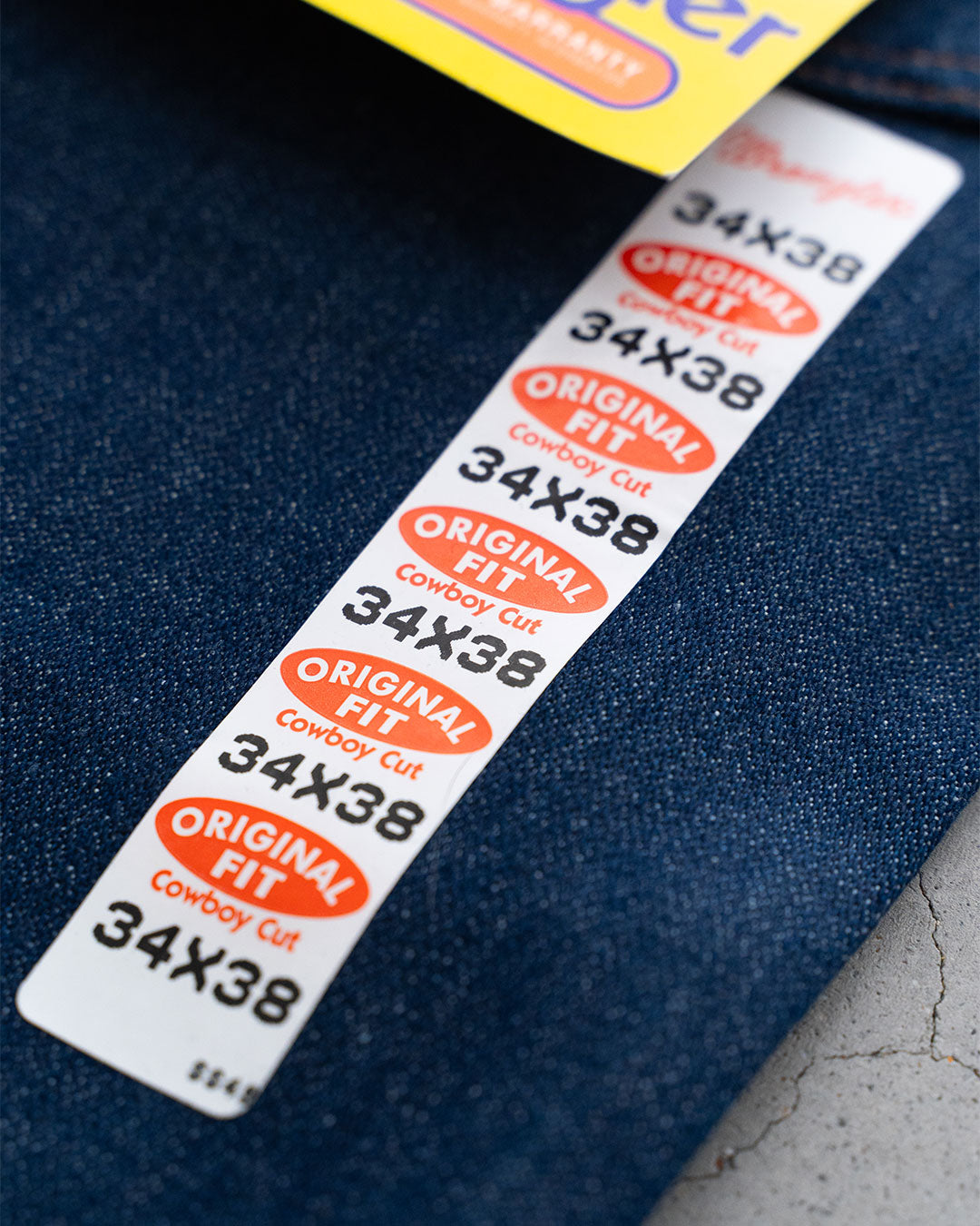 【DEADSTOCK】90s Wrangler 13MWZ Denim Pants "Made In USA"
