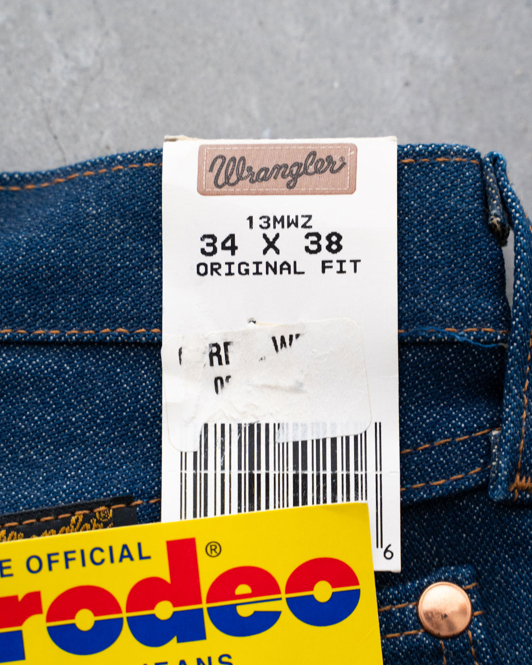 【DEADSTOCK】90s Wrangler 13MWZ Denim Pants "Made In USA"