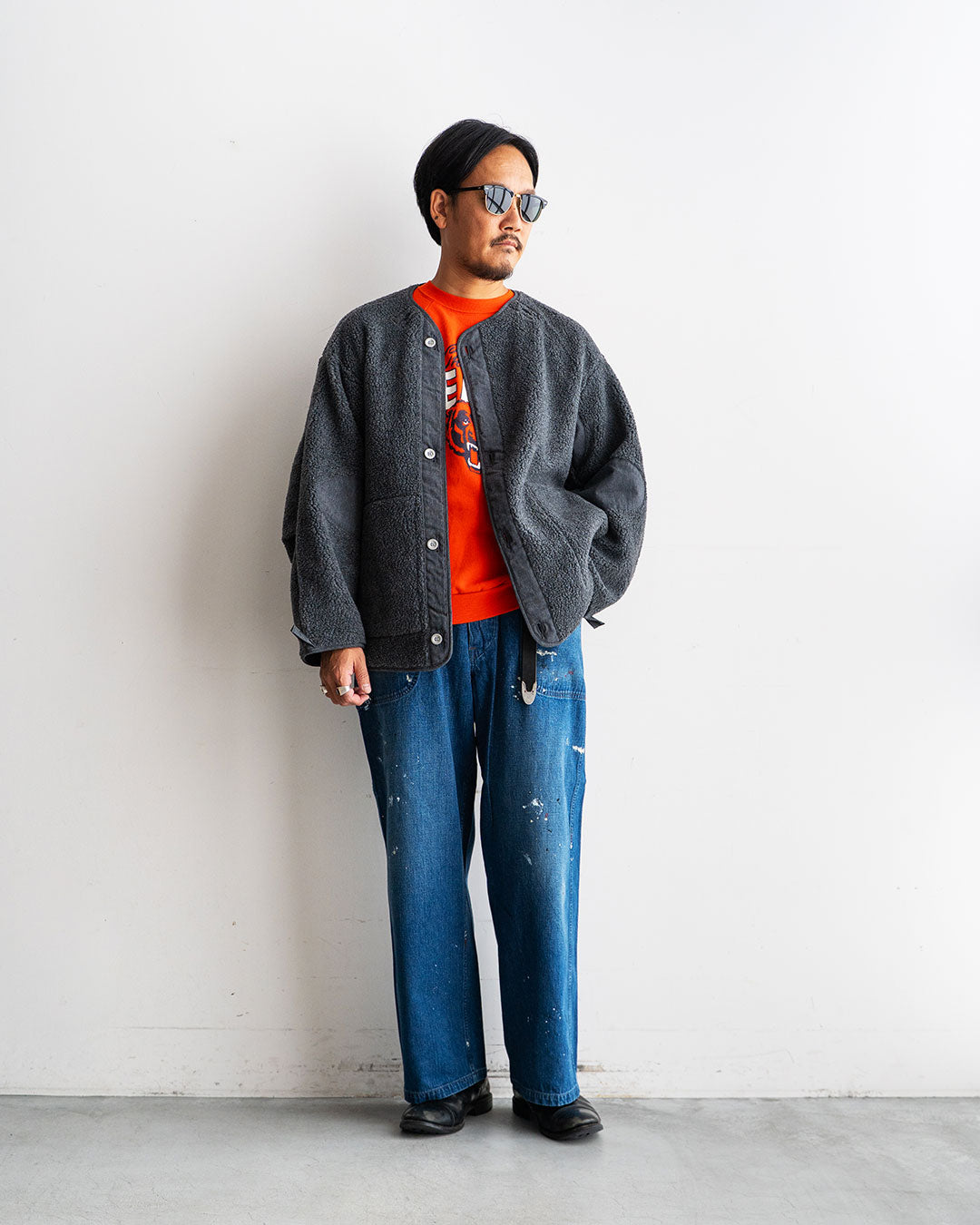 【orslow】US Navy Utility Pants 『Vintage Fade & Paint』
